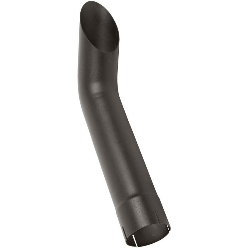 Universal Exhaust Stack Pipe - 4" x 24", Curved, Black - Quality Farm Supply