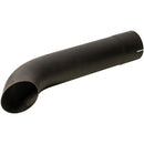 Universal Exhaust Stack Pipe - 4-1/2" x 24", Curved, Black - Quality Farm Supply