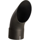 Universal Exhaust Stack Pipe - 5" x 12", Curved, Black - Quality Farm Supply