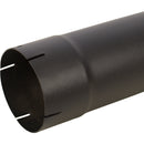 Universal Exhaust Stack Pipe - 5" x 24", Curved, Black - Quality Farm Supply