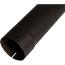 Universal Exhaust Stack Pipe - 5" x 96", Curved, Black - Quality Farm Supply