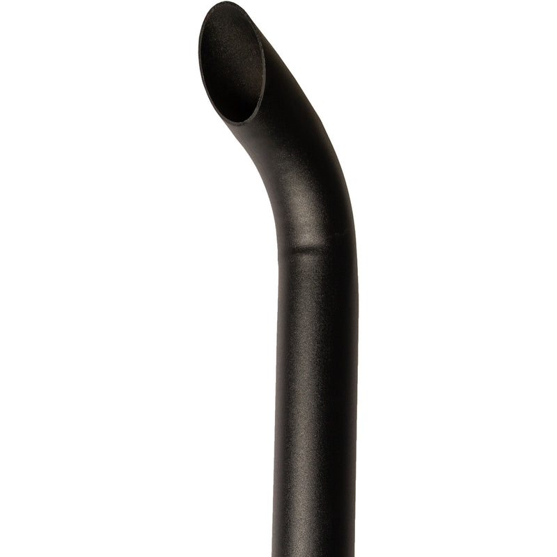 Universal Exhaust Stack Pipe - 1-3/4" x 48", Straight, Black - Quality Farm Supply