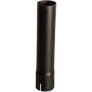 Universal Exhaust Stack Pipe - 2-3/8" x 12", Straight, Black - Quality Farm Supply