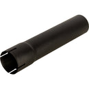 Universal Exhaust Stack Pipe - 2-3/8" x 12", Straight, Black - Quality Farm Supply
