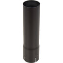 Universal Exhaust Stack Pipe - 3" x 12", Straight, Black - Quality Farm Supply