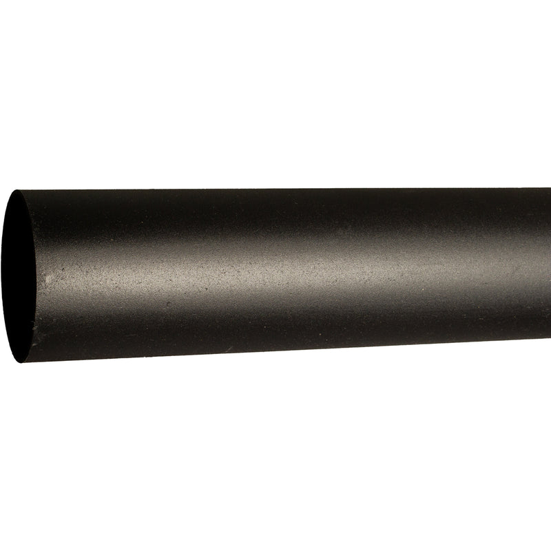 Universal Exhaust Stack Pipe - 3-1/2" x 60", Straight, Black - Quality Farm Supply