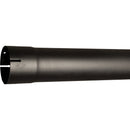 Universal Exhaust Stack Pipe - 3-1/2" x 60", Straight, Black - Quality Farm Supply