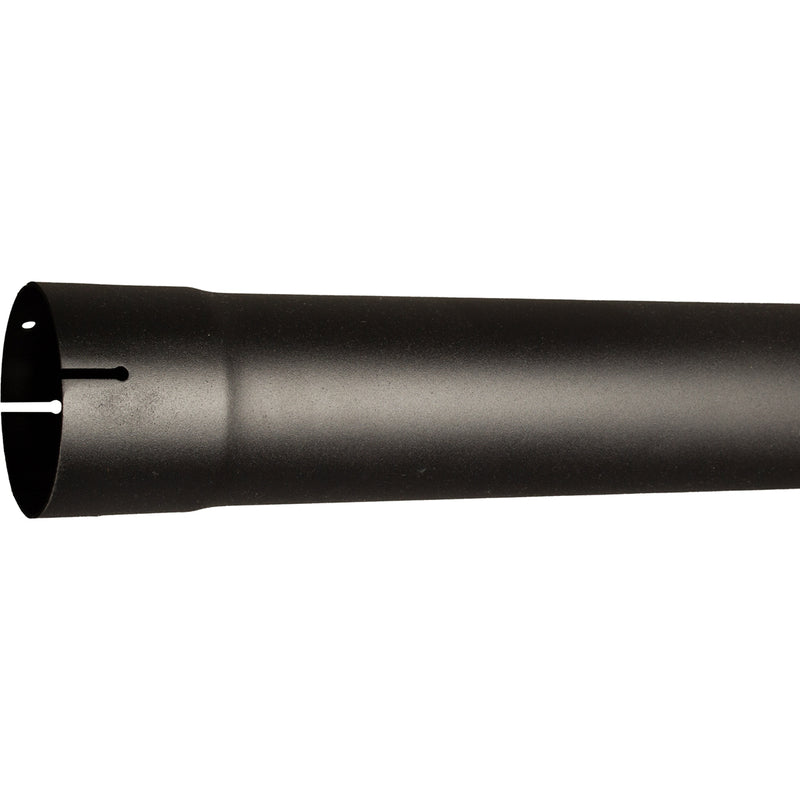 Universal Exhaust Stack Pipe - 3-1/2" x 60", Straight, Black - Quality Farm Supply
