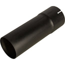 Universal Exhaust Stack Pipe - 4" x 12", Straight, Black - Quality Farm Supply