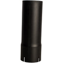 Universal Exhaust Stack Pipe - 4" x 12", Straight, Black - Quality Farm Supply
