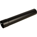 Universal Exhaust Stack Pipe - 4" x 24", Straight, Black - Quality Farm Supply