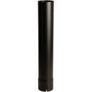 Universal Exhaust Stack Pipe - 4" x 24", Straight, Black - Quality Farm Supply