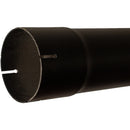 Universal Exhaust Stack Pipe - 4" x 96", Straight, Black - Quality Farm Supply