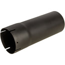 Universal Exhaust Stack Pipe - 4-1/2" x 12", Straight, Black - Quality Farm Supply