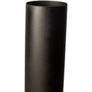 Universal Exhaust Stack Pipe - 4-1/2" x 38", Straight, Black - Quality Farm Supply