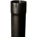 Universal Exhaust Stack Pipe - 4-1/2" x 38", Straight, Black - Quality Farm Supply