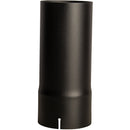 Universal Exhaust Stack Pipe - 5" x 12", Straight, Black - Quality Farm Supply