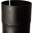 Universal Exhaust Stack Pipe - 5" x 60", Straight, Black - Quality Farm Supply