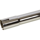 Universal Exhaust Stack Pipe - 1-1/2" x 24", Curved, Chrome - Quality Farm Supply