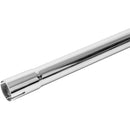 Universal Exhaust Stack Pipe - 1-3/4" x 12", Curved, Chrome - Quality Farm Supply