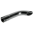 Universal Exhaust Stack Pipe - 1-7/8" x 12", Curved, Chrome - Quality Farm Supply