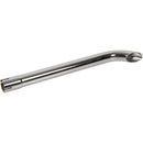 Universal Exhaust Stack Pipe - 1-7/8" x 24", Curved, Chrome - Quality Farm Supply
