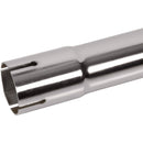 Universal Exhaust Stack Pipe - 1-7/8" x 24", Curved, Chrome - Quality Farm Supply