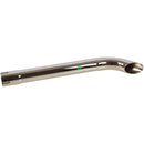 Universal Exhaust Stack Pipe - 2-1/4" x 24", Curved, Chrome - Quality Farm Supply