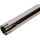 Universal Exhaust Stack Pipe - 2-1/4" x 24", Curved, Chrome - Quality Farm Supply