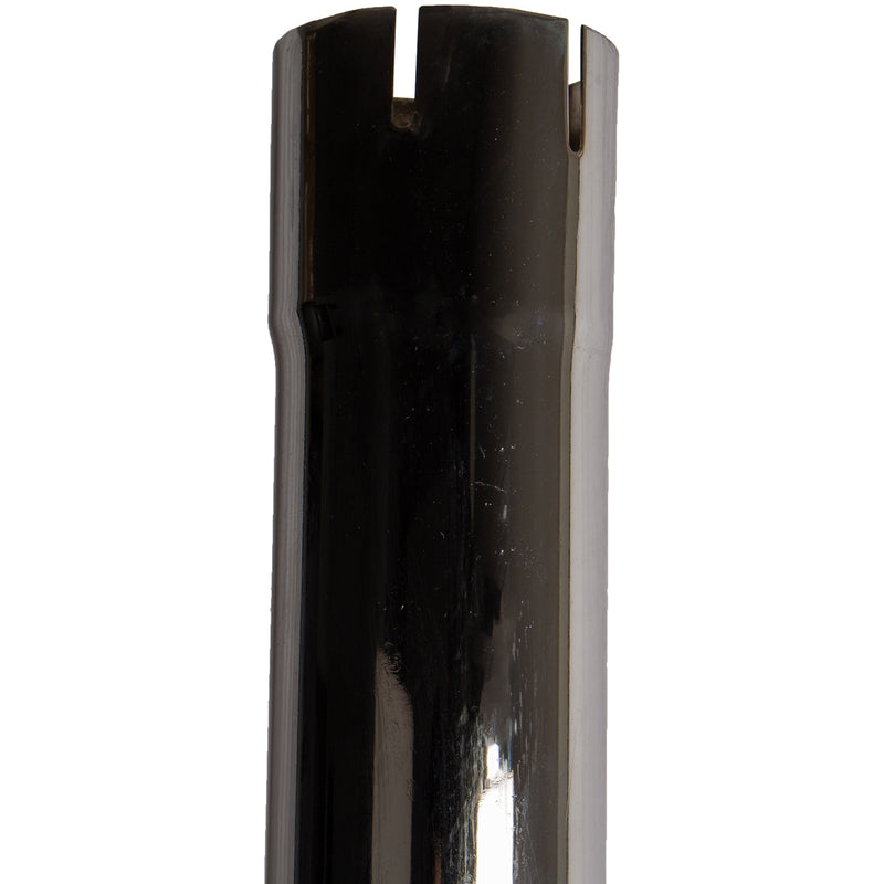Universal Exhaust Stack Pipe - 3" x 72", Curved, Chrome - Quality Farm Supply