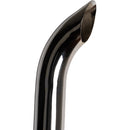 Universal Exhaust Stack Pipe - 3" x 72", Curved, Chrome - Quality Farm Supply
