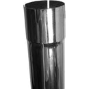 Universal Exhaust Stack Pipe - 3-1/2" x 72", Curved, Chrome - Quality Farm Supply