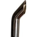Universal Exhaust Stack Pipe - 3-1/2" x 84", Curved, Chrome - Quality Farm Supply