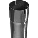 Universal Exhaust Stack Pipe - 4" x 72", Curved, Chrome - Quality Farm Supply