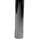 Universal Exhaust Stack Pipe - 4" x 96", Curved, Chrome - Quality Farm Supply