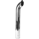 Universal Exhaust Stack Pipe - 4-1/2" x 36", Curved, Chrome - Quality Farm Supply