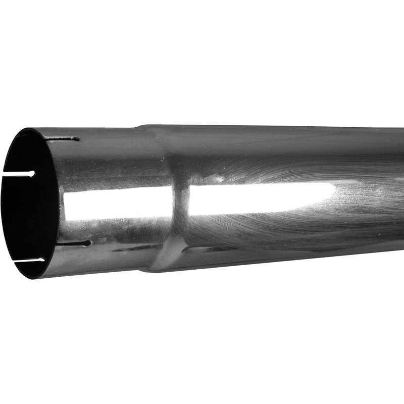Universal Exhaust Stack Pipe - 5" x 72", Curved, Chrome - Quality Farm Supply