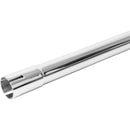 Universal Exhaust Stack Pipe - 1-1/2" x 48", Straight, Chrome - Quality Farm Supply