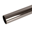 Universal Exhaust Stack Pipe - 2-1/2" x 48", Straight, Chrome - Quality Farm Supply