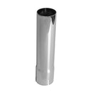 Universal Exhaust Stack Pipe - 2-3/4" x 12", Straight, Chrome - Quality Farm Supply
