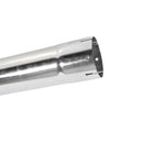 Universal Exhaust Stack Pipe - 4" x 48", Straight, Chrome - Quality Farm Supply