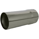 Universal Exhaust Stack Pipe - 5" x 12", Straight, Chrome - Quality Farm Supply