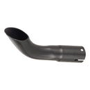 Universal Exhaust Stack Pipe - 1-1/2" x 1-1/2" x 846", Curved, Black - Quality Farm Supply