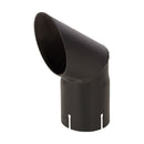 Universal Exhaust Stack Pipe - 1-1/2" x 1-1/2" x 846", Curved, Black - Quality Farm Supply