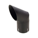 Universal Exhaust Stack Pipe - 3" x 846", Curved, Black - Quality Farm Supply