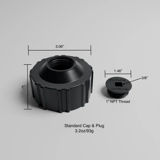 Tuff Jug Cap - Black, Generation 3 - Quality Farm Supply