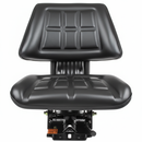 BLACK UNIVERSAL SUPSENSION TRACTOR SEAT WITH TRAPEZOID BACK