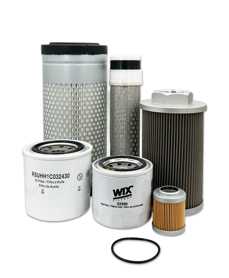 HERO Maintenance Filter Kit for Kubota U35S Excavator - Quality Farm Supply