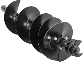 Post Hole Digger Auger - Heavy-Duty, 12", 48" Length