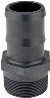 1-1/2 INCH MNPT X 1-1/2 INCH HOSE BARB  POLY